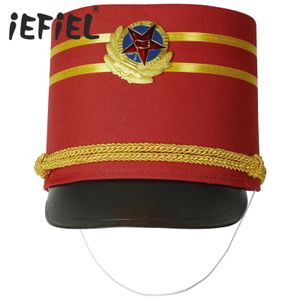 BeanieSkull Caps Soldaat Hoed Kinderen Kinderen Meisjes Jongens Drumband Hoed Halloween Cosplay Cap Hoed-notenkraker Kostuum Accessoires voor Stage Performance 231013