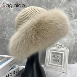 Cappelli BeanieSkull Cappelli alla moda per le donne Cappelli invernali caldi e soffici per le donne Cappelli a cupola femminili spessi e morbidi per esterni in pelliccia naturale 231017