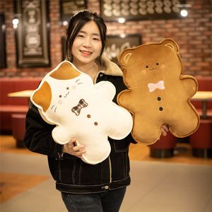 Oso galleta feo muñeco lindo hombre de jengibre juguete de peluche conejo muñeca almohada para dormir regalo encantador