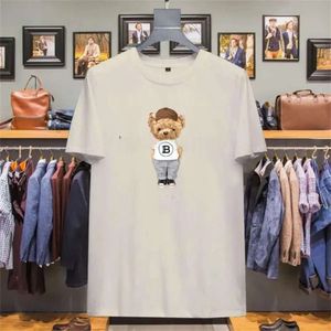 Bear Designer Brand Men's T Shirts Camiseta de gran tamaño para hombres Camiseta de estampado de oso divertido