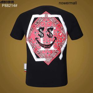 BEER Hip Merk Mannen Strass Hoge T-shirts Plein Kleding T Schedel SHIRT T-shirts Klassieke Heren Philipps Designer Hop Streetwear Tshirt pp 13BL