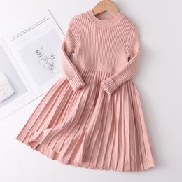 Bear Leader Conjunto de ropa de invierno para niñas Suéter de manga larga Camisa Falda 2 piezas Traje de ropa Trajes de bebé con lazo para niños Ropa para niñas C1223