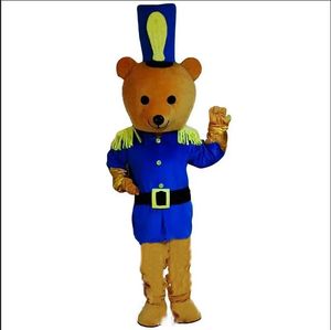 Bear Police Mascot Animals Costume Clothings Volwassenen Party Fancy Dress Outfits Halloween Xmas Outdoor Parade Suits