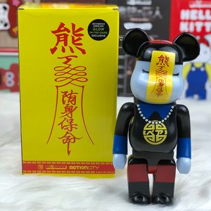 Bearbrick gewelddadige beer bouwstenen bear zombie trend omliggende poppen handgemaakte model ornamenten 400 28cm