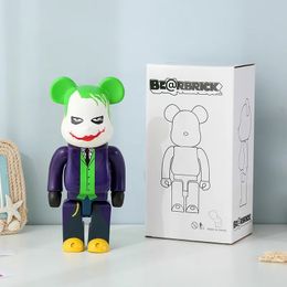 bearbrick400% Violent Bear bouwstenen Bear vinyl serie netwerk rode trend pop decoratie