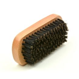 Baardborstel voor mannen gezichtsmassager nylon haar scheerborstel hout handgreep massage reiniger kam F1029