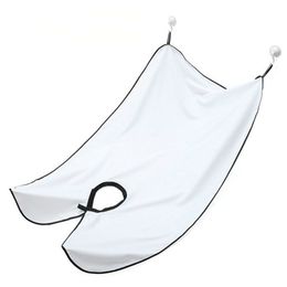 Baard Catcher Bib Baard Schort Mannen Scheren Trimmen Waterdichte Non-stick Cape Grooming Doek met Zuignap