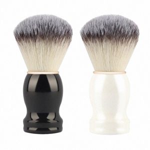 Barbe Blaireau Pinceaux De Maquillage 1pcs Manche En Bois Poils Cheveux Sal Barber Savon Mousse Rasage Hommes Outil De Nettoyage Du Visage Barber b1eL #