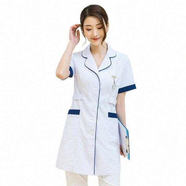 Esthéticienne vêtements de travail Scrubs uniformes médicaux femmes uniforme de santé dentaire vêtements de travail de laboratoire animalerie travail La Coat AS298 Z9TY #