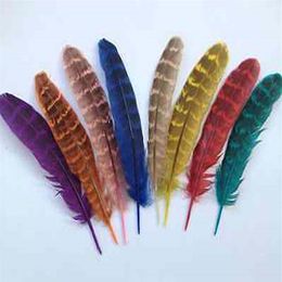 Belles 1000PCS de haute qualité 10-15cm 4-6 pouces plumes de faisan naturel décorations de festival de Noël toutes les couleurs sont facultatives308q