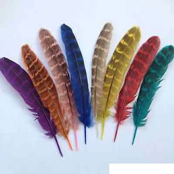 Hermosas decoraciones para festivales de Navidad de plumas de faisán naturales de alta calidad de 1000 Uds., todos los colores son opcionales