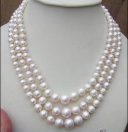 Collier multicouche perlé bijoux exagéré de bijoux cheongsam accessoires de perles rondes positives élégant gradient court collier