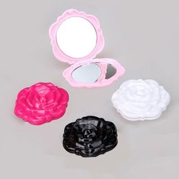 NIEUWE 3D Rose Compact Cosmtic Spiegel Schattig Meisje Make-Up Spiegel MD51 12 STKS/PARTIJ GRATIS VERZENDING