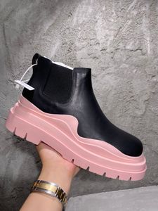 mooie Botteg echte nieuwe hoge leerkwaliteit heren roze zool laarzen schoenen ~ tops heren designer laarzen Eu maat 38-45