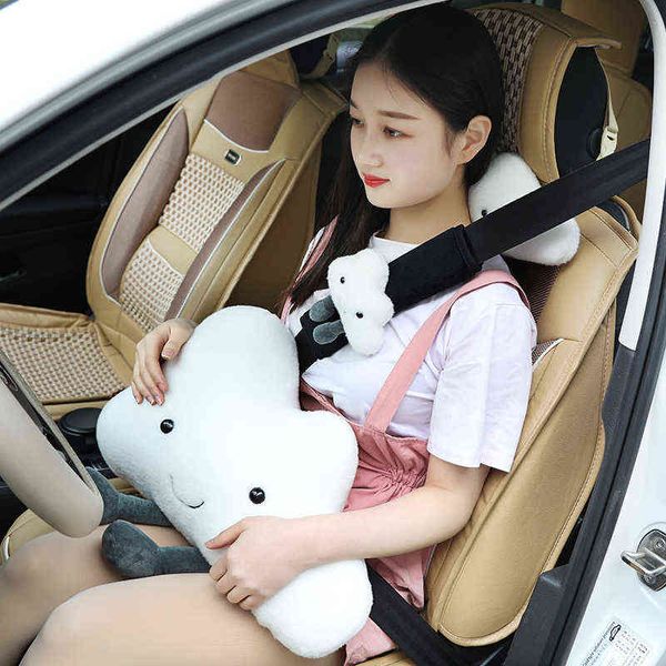 Belle Nuage De Voiture Décoration En Peluche Jouets Rempli Doux Bandoulière Poupées Appui-Tête Oreiller Pour Enfants Bébé Reste Cadeaux J220704