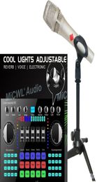 Belle couleur Light Sound O Carte Mixer Adaptateur KMS105 Table du condenseur Microphone Mélange de mixage en direct Bluetooth Mixer8210970