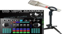 Belle couleur Light Sound O Carte Mixer Adaptateur KMS105 Table du condenseur Microphone Mélange en direct Console Bluetooth Mixer627888