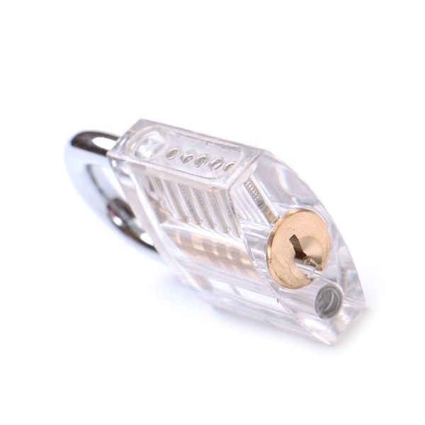 Transparent Visible Pick Cutaway Mini Pratique Vue Cadenas Verrouillage Compétence De Formation Pour Serrurier