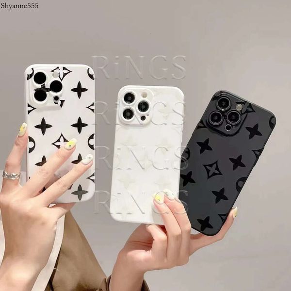 Hermosa funda para teléfono de diseñador Iphone 15 14 13 12 11 Pro Max Monedero de alta calidad 18 17 16 15pro 14pro 13pro 12pro Xs Fundas de silicona LU con caja Hombre Mujer 806