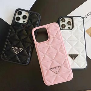 Mooie uitstekende lederen telefoonhoesjes voor iPhone 15 14 13 12 pro max Hi Quality portemonnee 18 17 16 15pro 14pro 13pro 12pro 12 Plus luxe merkhoes met logo verpakking