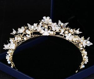 Belle couronne de mariage en cristal et tiaras Coiffes de ruine de mariée Femmes Proms Proms Brithday Party Robe 4558268