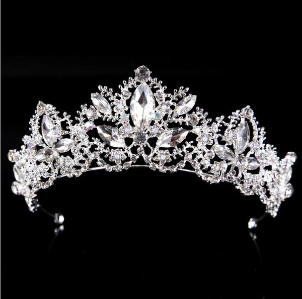 Belle Haute Qualité Cristaux De Mariage De Mariée Strass Perle Perlée Accessoires De Cheveux Bandeau Bande Couronne Diadème Ruban Headpiece Bijoux