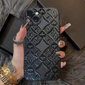 Magnifiques étuis de téléphone iPhone 15 14 Pro Max Luxury LU Silicone Purse 18 17 16 15promax 14promax 13promax 15pro 14pro 13pro 13 12 11 X XS 8 7 Étui avec logo Box Man Woman 0806