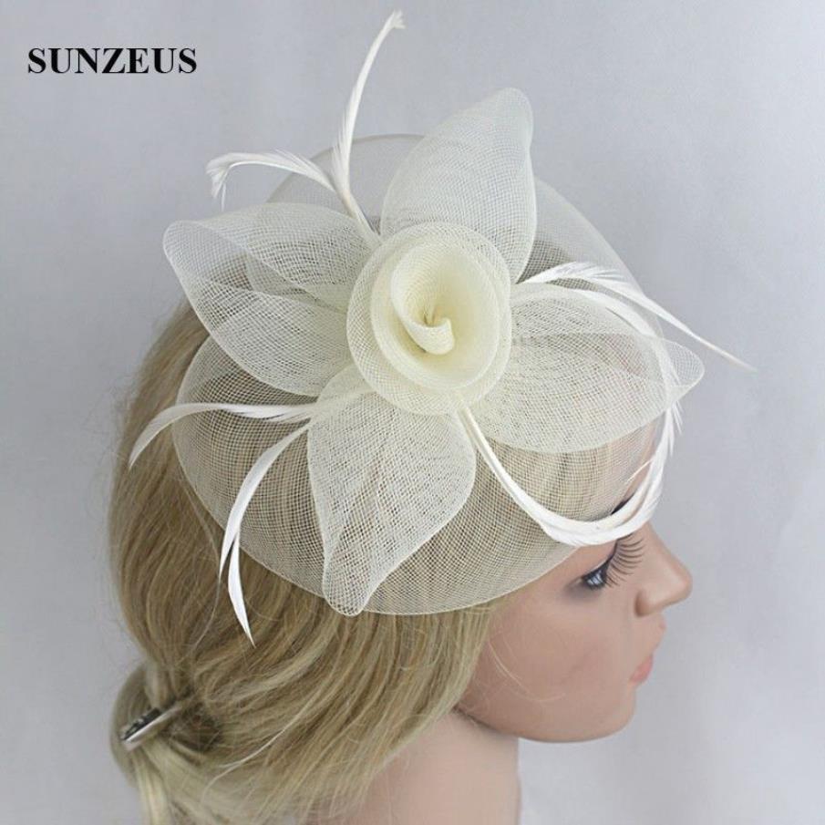 Vackra damer vintage blommor hår fascinators prom headpieces huvudbonad brud 2017 bröllop hattar tillbehör hela fartyg224d