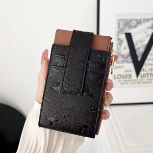 Beau design en cuir porte-monnaie étuis porte-carte de crédit mini portefeuille sac à main avec chaîne fermeture à glissière plus de couleurs livraisons directes disponibles avec boîte à logo femme homme 0802