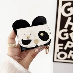 Hermosas fundas de cuero para AirPods Pro de diseñador para AirPod 1 2 3 4 5 6 AirPods1 AirPods2 AirPods3 AirPodspro Funda universal de marca de lujo con caja con logotipo en negro, rosa y blanco