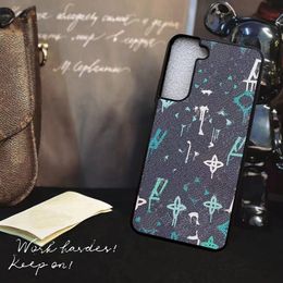 Mooie Nerverfull LU lederen telefoonhoesjes Samsung Galaxy S10 S20 S21 S22 S23 S24 S25 FE Plus Unltra luxe designer portemonnee met logo doos verpakking man vrouw