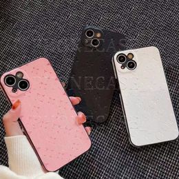 Mooie telefoonhoesjes iPhone 15 14 13 12 11 Pro Max Designer Leer Hi Quality Portemonnee 18 17 16 15pro 14pro 13pro Plus X Xs Luxe hoesje met logo Box Verpakking Man Vrouw