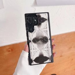 Mooie telefoonhoesjes S23 S22 S21 Plus Ultra Samsung Galaxy Luxe LU lederen portemonnee S 23 22 20 10 S10 S20 S24 S25 S26 hoesje met logodoos Verpakking Man Vrouw 824