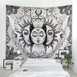 Mooie psychedelisch gezicht printen grote muur gemonteerd goedkope hippie muur hangende Boheemse muur tapijtmandala mandala muur kunst decoratio