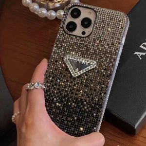 Belle coque de téléphone design strass iPhone 14 13 Pro Max 14promax 14pro 14plus 13pro Mini 12pro 12 11 Luxury Purse back shell cover Cases G241124PE