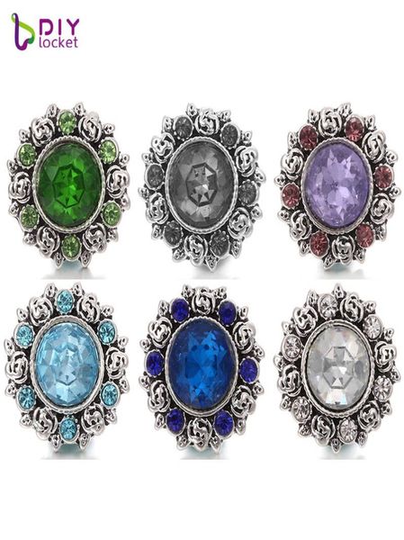 Magnifiques bijoux à breloques Rose, adaptés au Bracelet à boutons-pression, LSSN4651843448