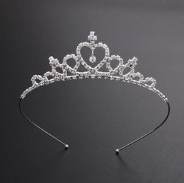 Mooie hoofddeksels Shiny Crystal Bridal Tiara Party Silt Crown Hairband Wedding Accessories