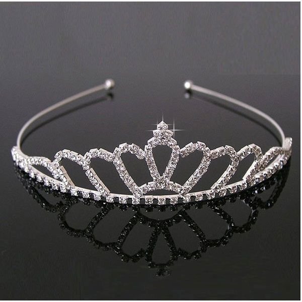 Coiffes magnifiques cristal brillant diadème de mariée fête concours plaqué couronne bandeau accessoires de mariage