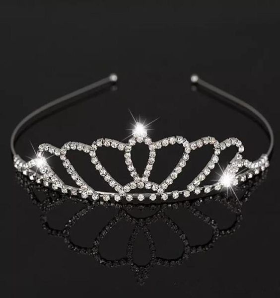 Magnifique diadème de mariée en cristal brillant, bandeau de couronne plaqué argent, accessoires de diadème de mariage bon marché MMA16253074334