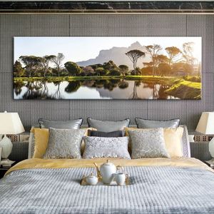 Prachtige zonsondergang landschap canvas schilderijen posters en prints muur kunst canvas foto's voor slaapkamer Cuadros Home Decoration214Z