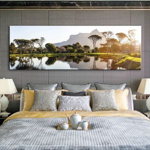 Mooie Zonsondergang Landschap Canvas Schilderijen Posters En Prints Muur Art Canvas Foto's voor Slaapkamer Cuadros Home Decoration3131