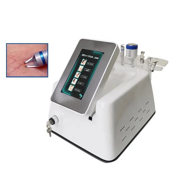 Beauté et santé 6 en 1 1470nm 980nm machine laser à diode 30W chirurgie de lipolyse laser brûlant les graisses machine d'élimination des veines d'araignée machine de traitement laser vasculaire