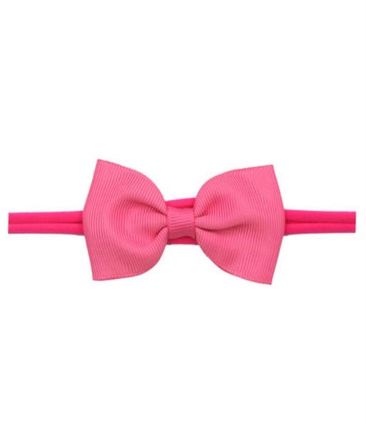 Beauty Baby Girl Bandband Bow Grosgrain Ribbon Hair Bow Hair Hair Band pour le nouveau-né 20pcs297w7254270