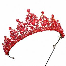 Couronne cristalline de beauté à la beauté pour les strass de mariage Headwear Bride Bride Hair Acturband 2019 A9ly # #