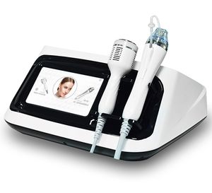 Huishoudelijke schoonheidsapparatuur 2 in 1 RF Microneedling-machine met Cryo Koude Hamer Striae Littekenverwijderaar 10/25 / 64pin Nano Micro-naaldbehandeling