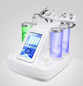 Schoonheidsuitrusting 6 in 1 Hydra Dermabrasion Aqua Clean Skin Care Bio Light RF Vacu￼m gezichtsreiniging Hydro Water Oxygen jet Peel Machine