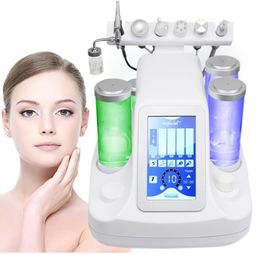 Equipo de belleza 6 en 1 Máquina facial Hydra Oxígeno Radiofrecuencia facial Máquina de microdermoabrasión Cuidado de la piel Electrodomésticos Herramientas de belleza