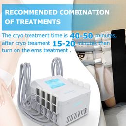 Équipement de beauté 8 EMS Cryo-Pads Therapy Machine Cryoskin Cryotherapy Kriolipolizo Kryolipolyse Cryolipolyse Slimming Device Pro