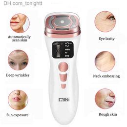 Équipement de beauté Mini Hifu Machine Ultrasound RF EMS FACIAL DISPOSIER MASSAGE ANTI-LIBROUR LE SOURVEUR RESTRANGER RESTRANG