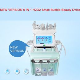 Beauty Equipment Pro 6 In 1 Hydra Facial Dermabrasion Aqua Peel Skin Care Bio Light RF Vacuüm gezichtsreiniging Hydro Water Oxygen jet Peel Machine